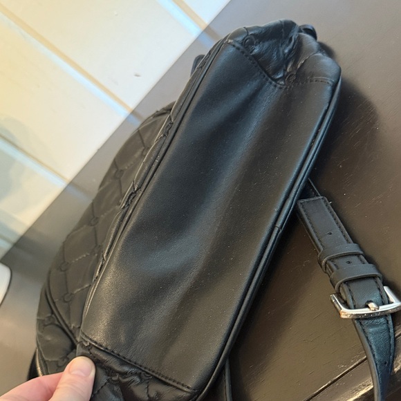 G by Guess - Black Quilted Women's Small Backpack - Picture 6 of 6